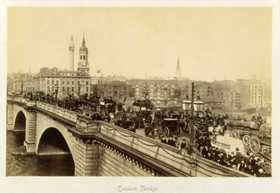 London Bridge, c.1880 by Unbekannt Unbekannt